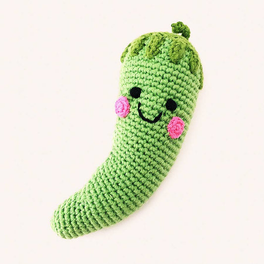 Pretend Play Food Rattle - Chili: Green