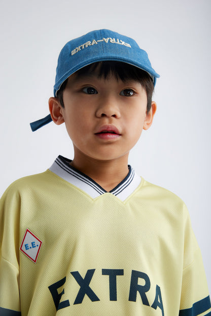 logo cap - denim