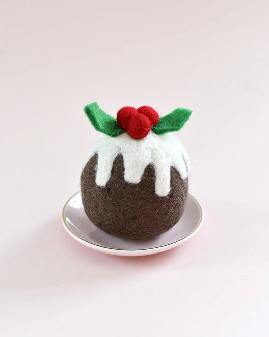 Felt christmas pudding (tall)
