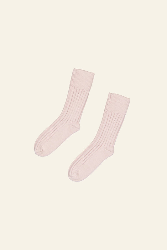 Knit Socks | Dusty Pink