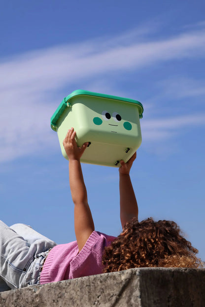 scoot and store desk caddy - Sia (dark green and mint)