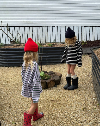Row Row pullover | lilac stripe