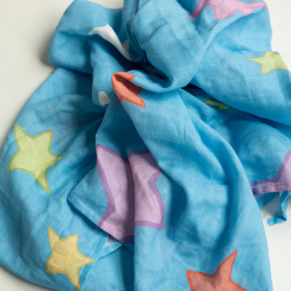 Starburst organic swaddle