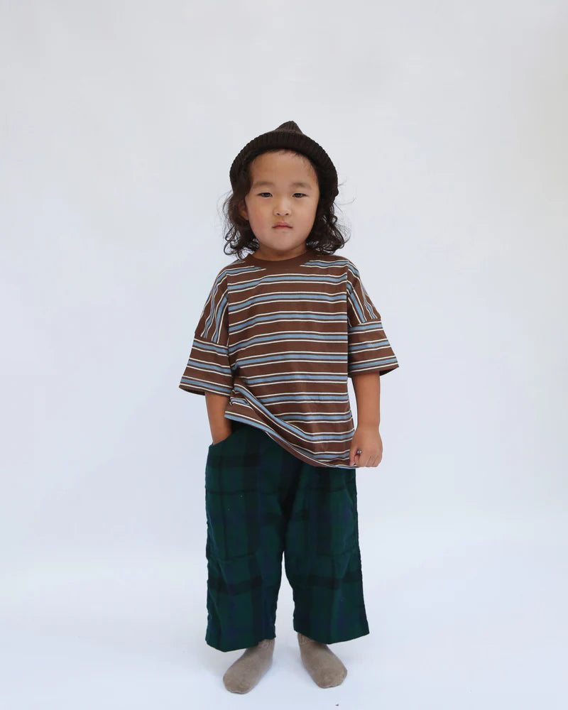 Oversized tee | coco retro stripe