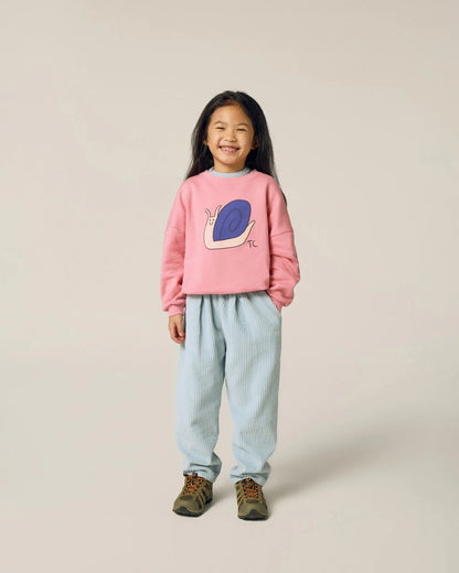 Snail Pink Sweatshirt