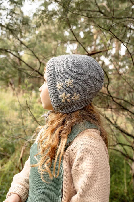 Flowers Bonnet | Grey