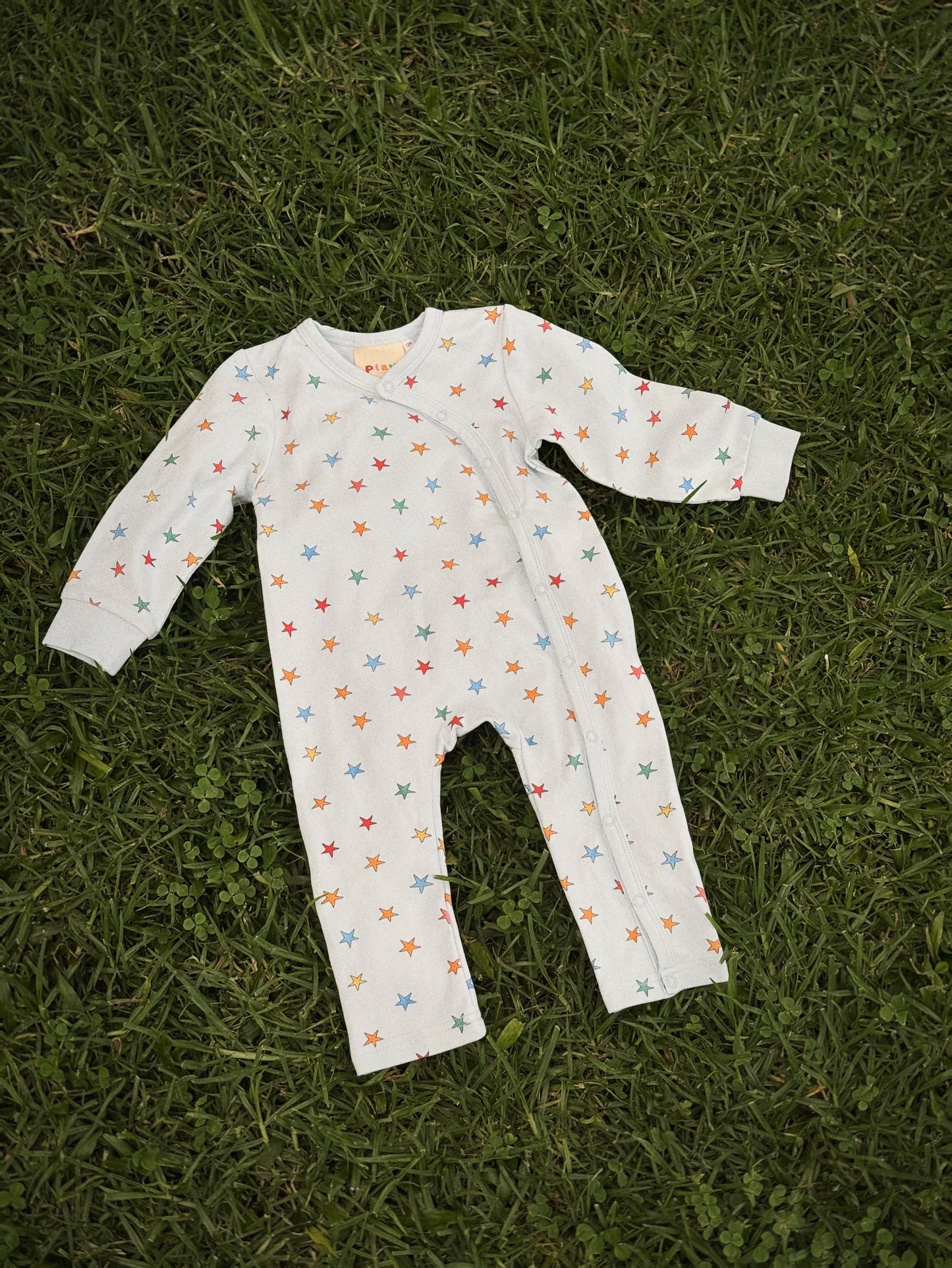 Retro Star Sleep Romper