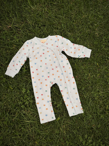 Retro Star Sleep Romper