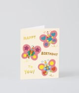 Happy Birthday To You Butterflies Card