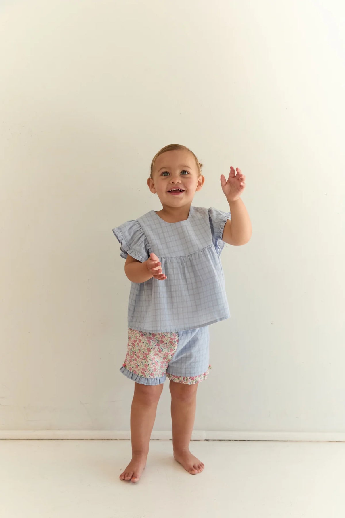 Daisy Blouse | Sky Check