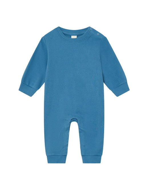 Ribbed romper | ocean blue