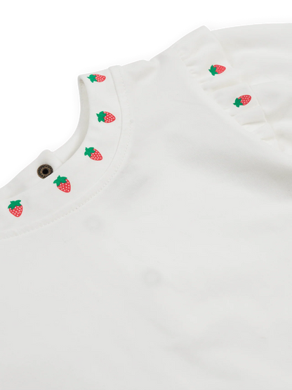 Mini Strawberry Long Sleeve Top