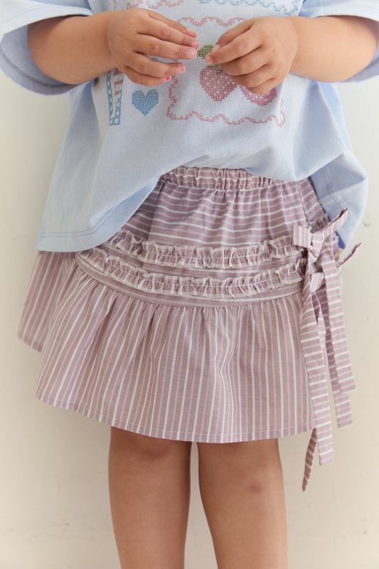 Annika Skirt | Rosa Stripe