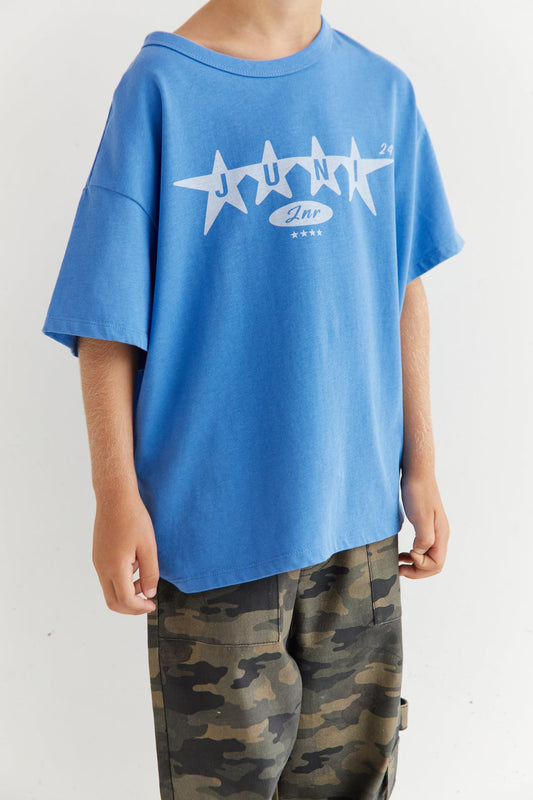 Star Tee | Azure