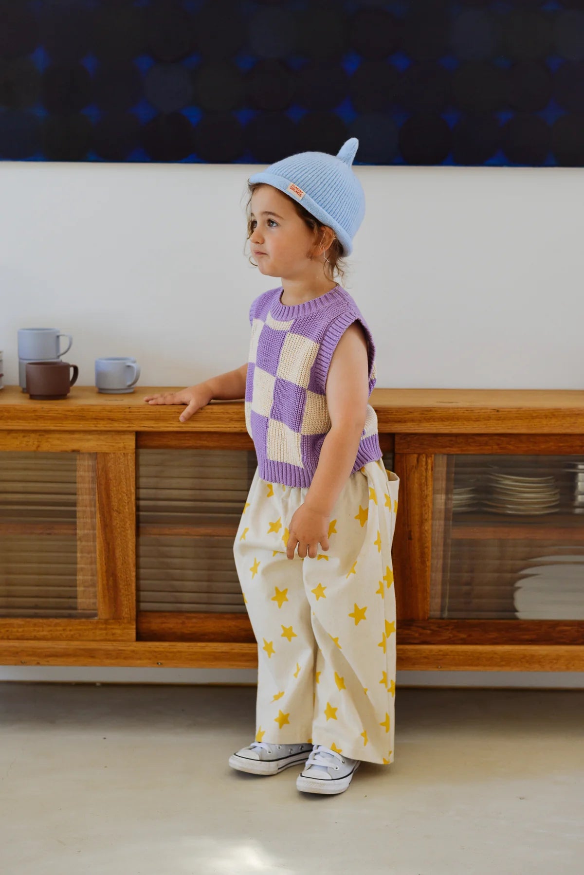 Holiday pants | mustard stars