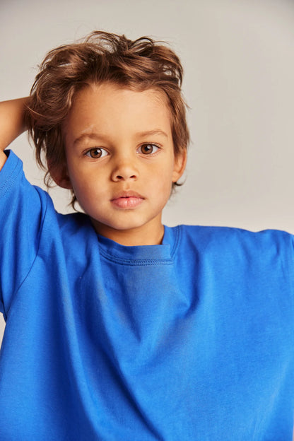 Base tee | indigo blue