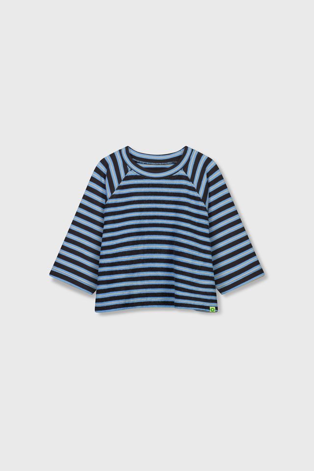 Terry Raglan Top | orbit stripe