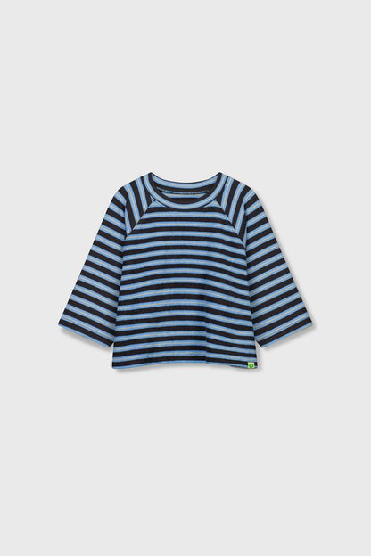 Terry Raglan Top | orbit stripe
