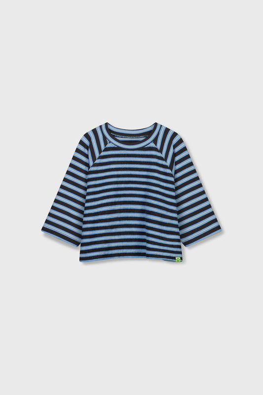 Terry Raglan Top | orbit stripe