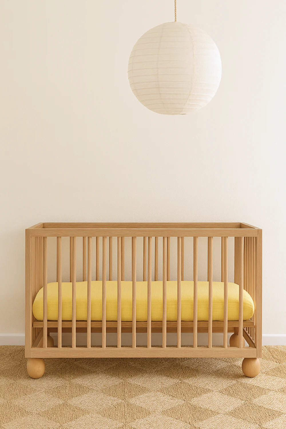 Baby Muslin Cot Sheet | Butter