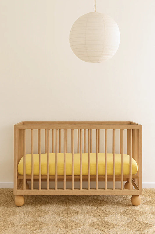Baby Muslin Cot Sheet | Butter