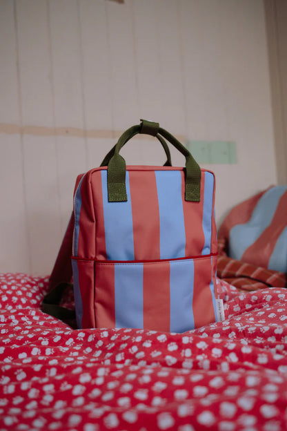 backpack medium | striped | cloud + maple whirl
