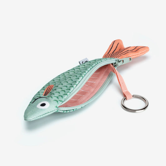 Small cardenal keychain | mint