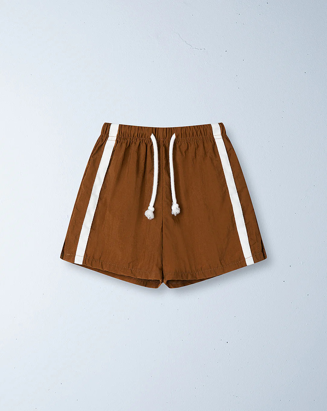 Twin stripe swim short | caramello