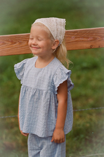 Daisy Blouse | Sky Check