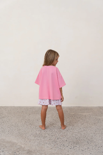 Dancing Flowers Tee | Peony