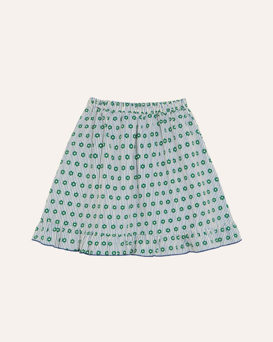 Flowers and Stripes Skirt