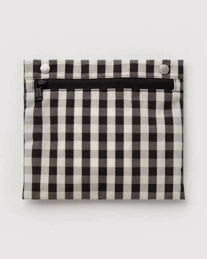 Everyday cloud bag | black and cream gingham