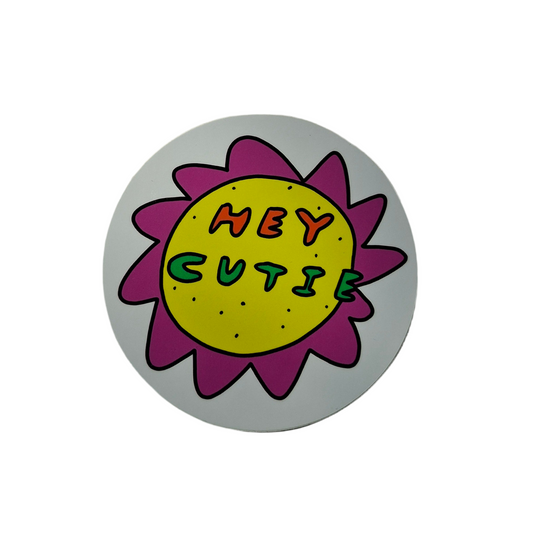 Hey Cutie Sticker