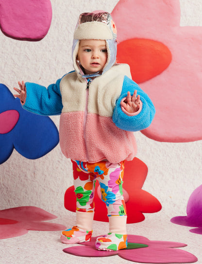 Hej Blomma! Reversible Kids Puffer Jacket