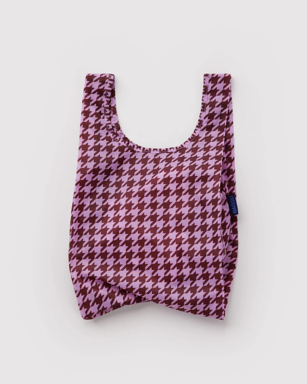 Baby Baggu | pink houndstooth