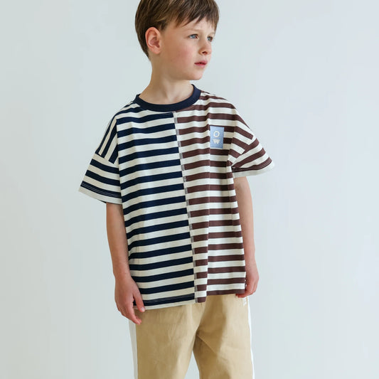 Slit Stripes Tee