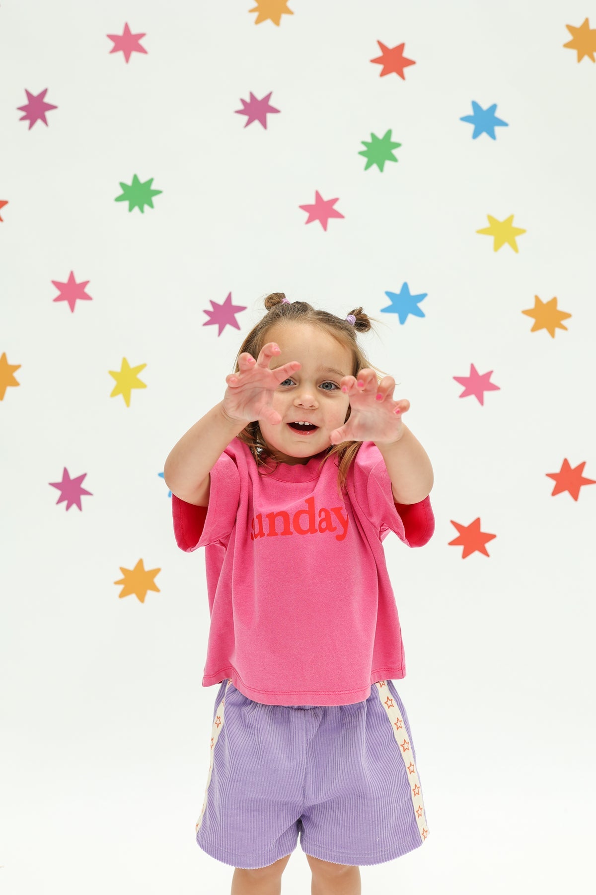 Playtime cord shorts | purple