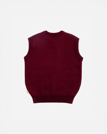 Jacquard Knit Vest | Tiger The Postie