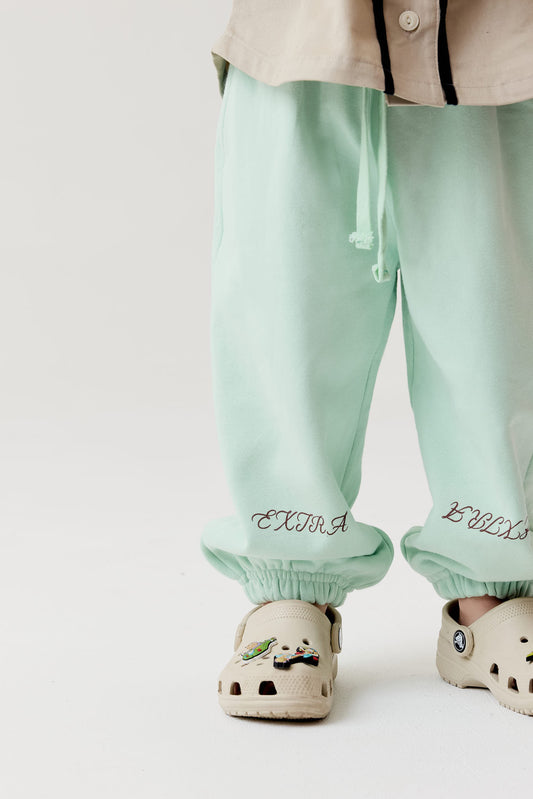 Varsity track pants | spearmint