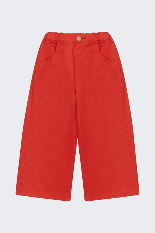 Barrel pants | red