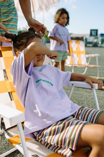 Tutti Fruiti Stripe Terry Shorts