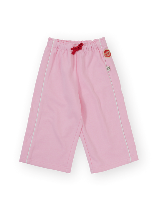 Wide Leg Piped Sweatpants