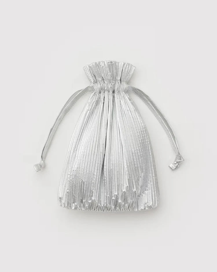 Pleated Baggu | moonstone