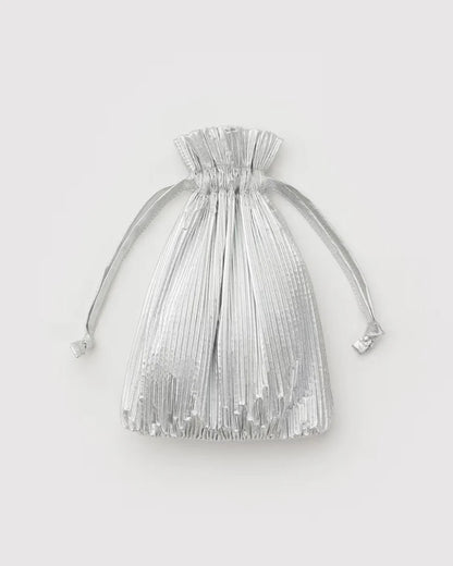 Pleated Baggu | moonstone
