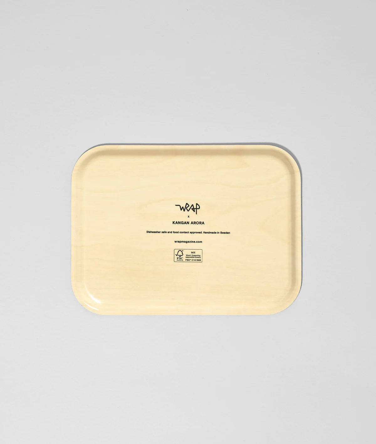 Red Gradient Check Small Rectangle Tray