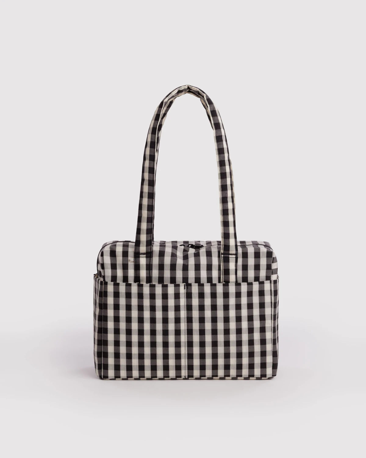 Everyday cloud bag | black and cream gingham