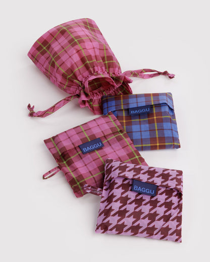 Standard Baggu Set of 3 | Check Mix