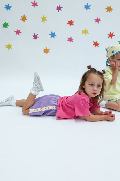 Playtime cord shorts | purple