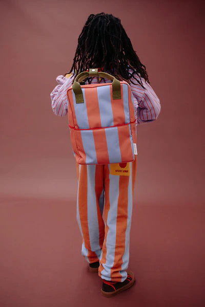 backpack medium | striped | cloud + maple whirl