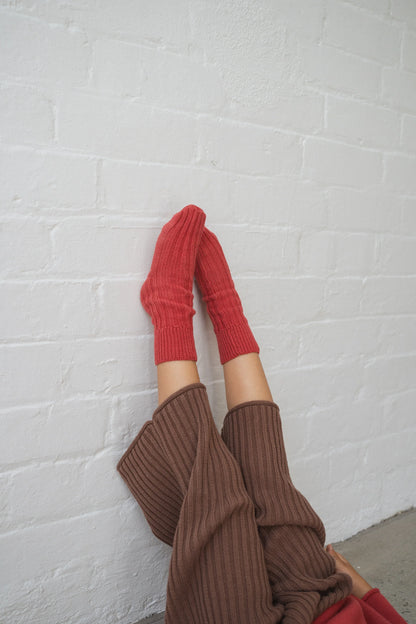 Knit Socks | Chilli